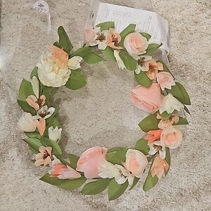 Spring paper floral wreath from Paper Source